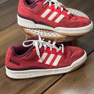 Adidas Originals Forum Low CL Summer Camp OG Mens 7 Womens 8 Shoes Red Suede